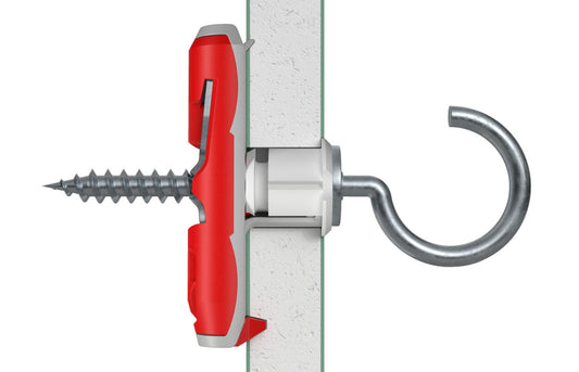 fischer Nylon-Kippdübel DuoTec 10 RH K mit Rundhaken